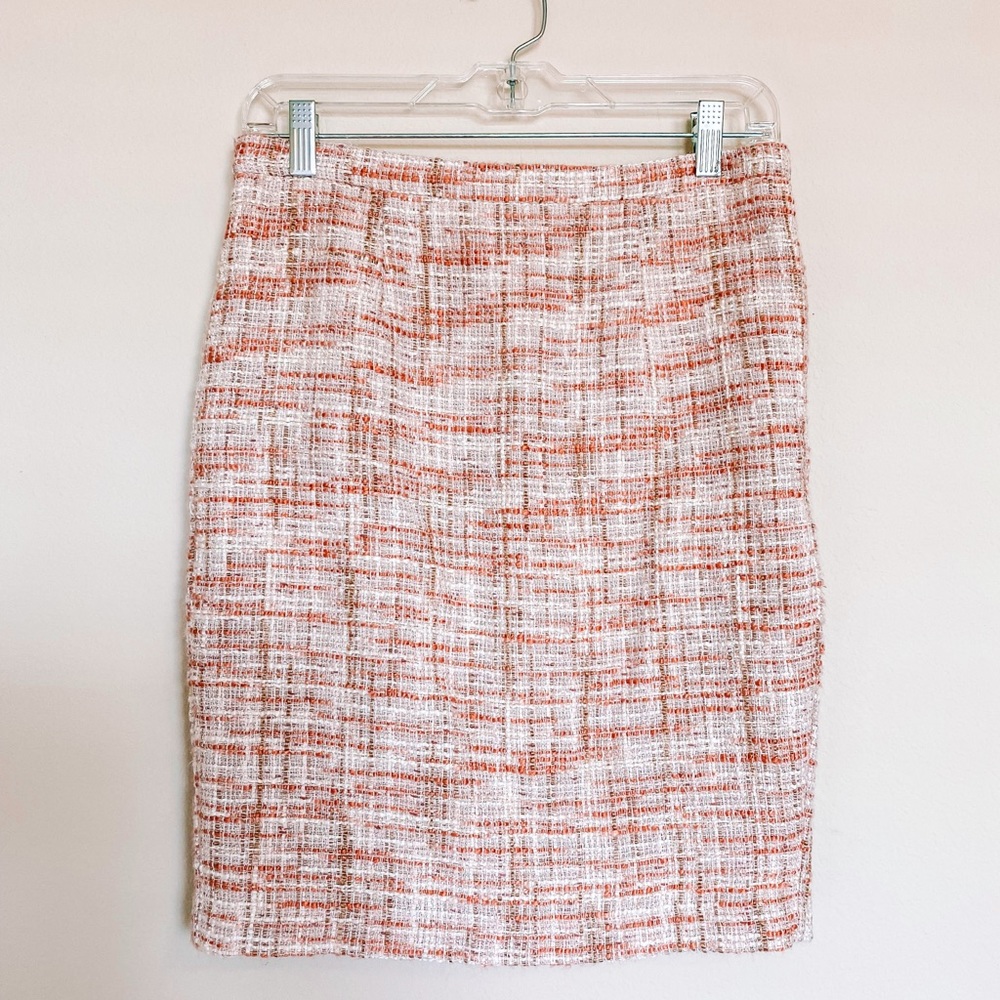 Cynthia Rowley Tweed Pink & White Skirt